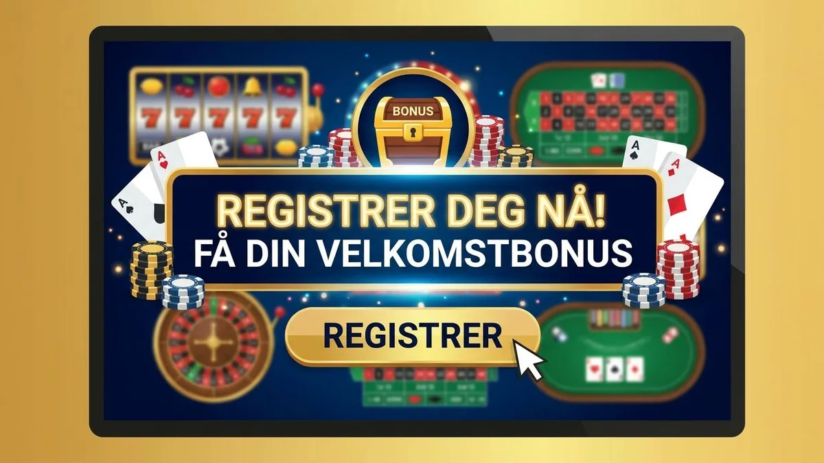 Registrer deg med bonus